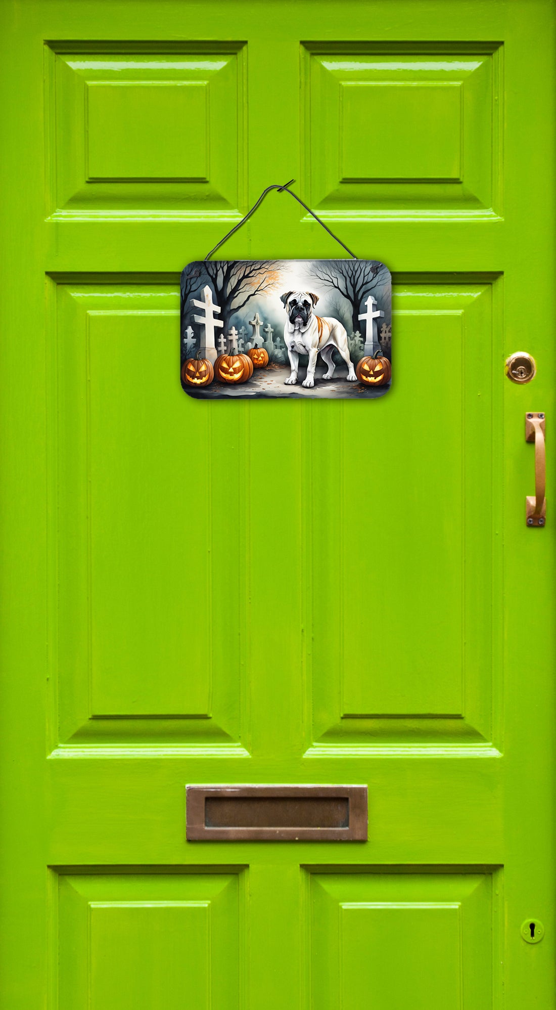 Buy this Boxer Spooky Halloween Wall or Door Hanging Prints