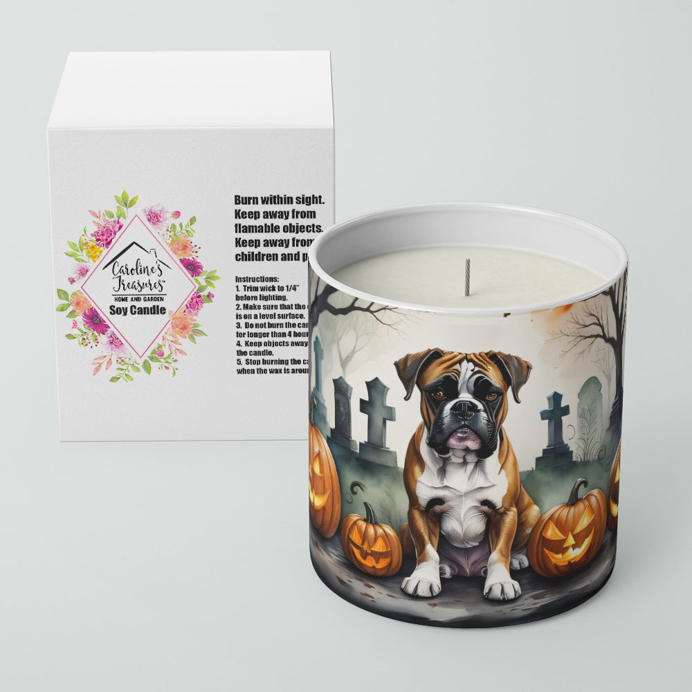 Boxer Spooky Halloween Decorative Soy Candle