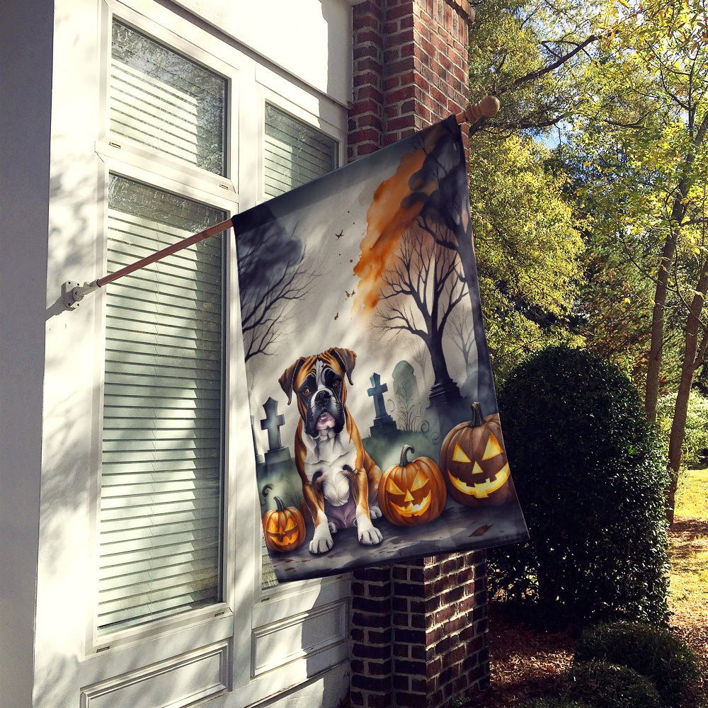 Buy this Boxer Spooky Halloween House Flag