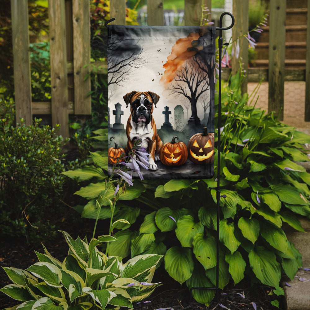 Boxer Spooky Halloween Garden Flag  the-store.com.