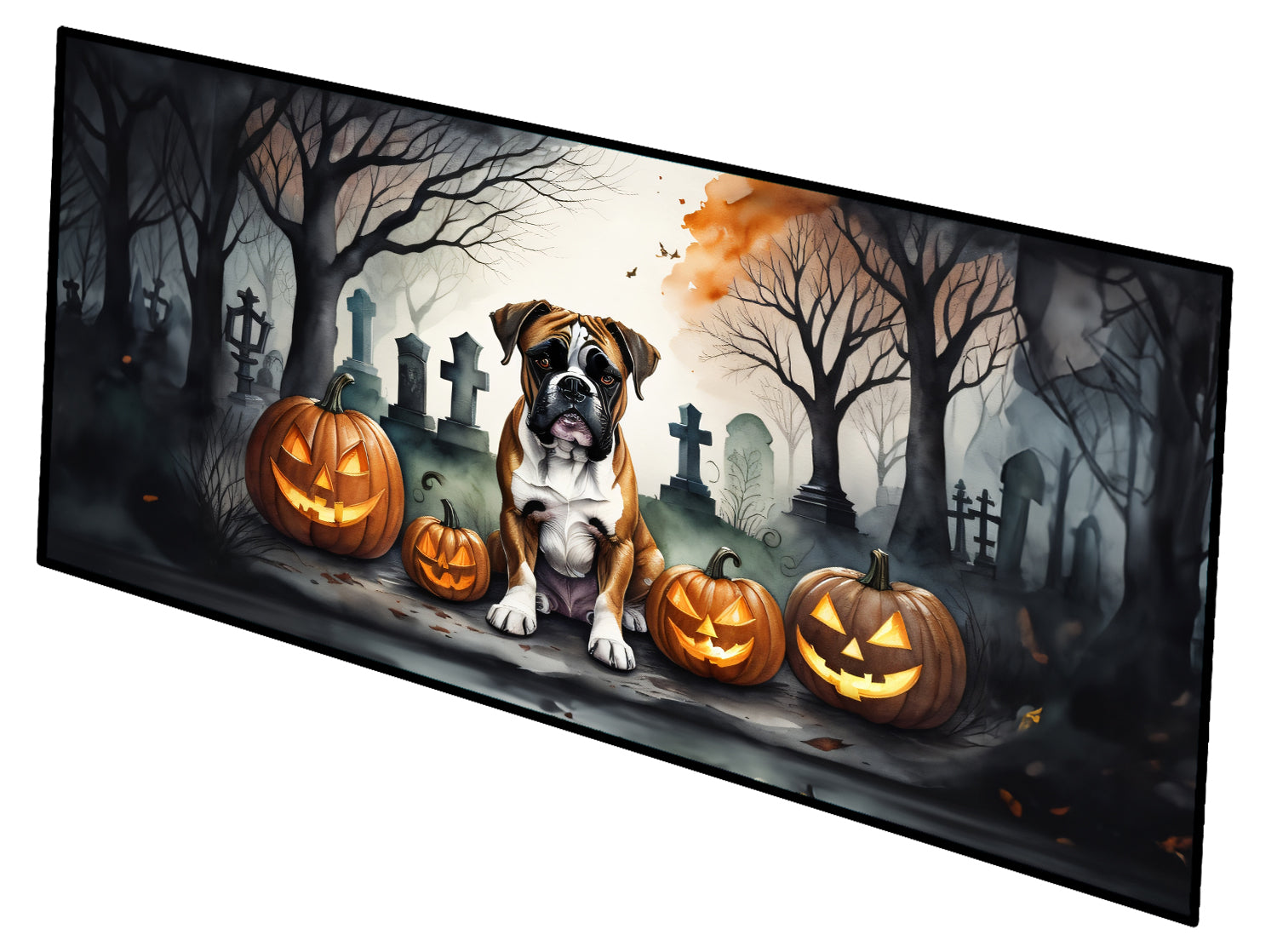 Buy this Boxer Spooky Halloween Runner Mat 28x58