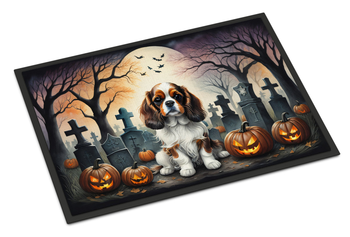 Buy this Cavalier Spaniel Spooky Halloween Doormat 18x27