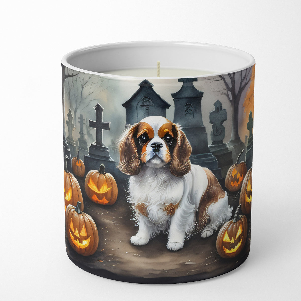 Buy this Cavalier Spaniel Spooky Halloween Decorative Soy Candle