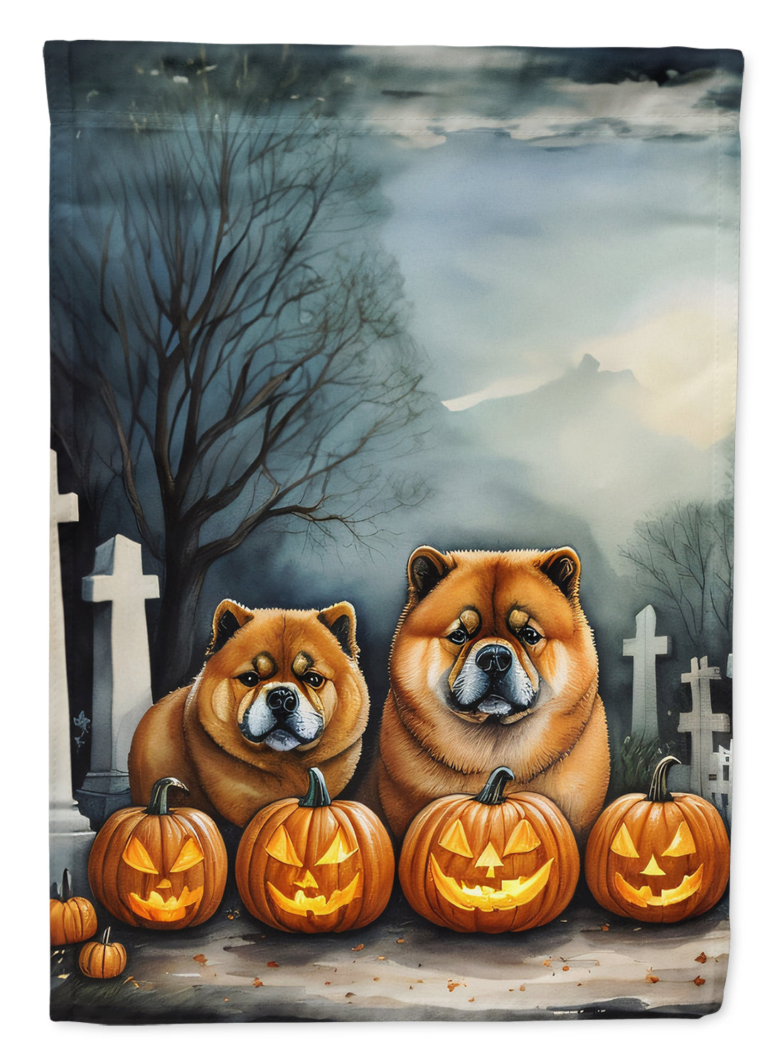 Buy this Chow Chow Spooky Halloween Garden Flag