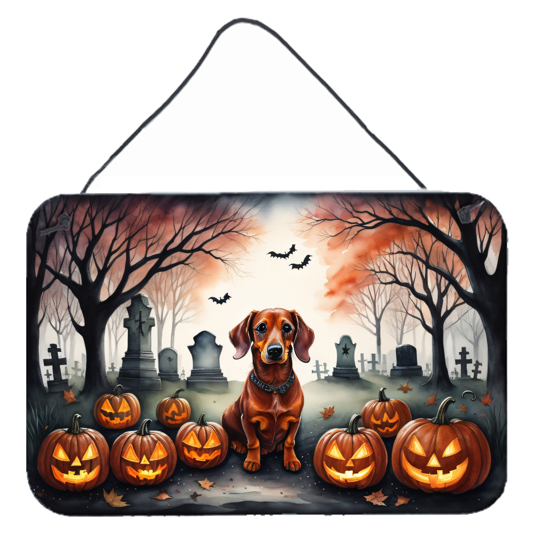 Buy this Dachshund Spooky Halloween Wall or Door Hanging Prints