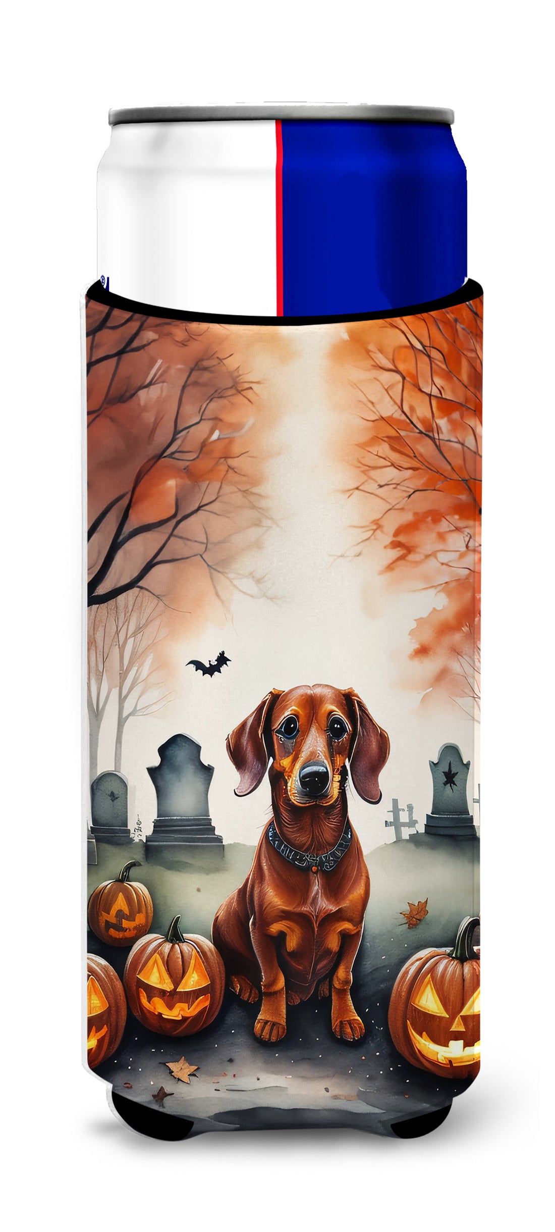 Buy this Dachshund Spooky Halloween Hugger for Ultra Slim Cans