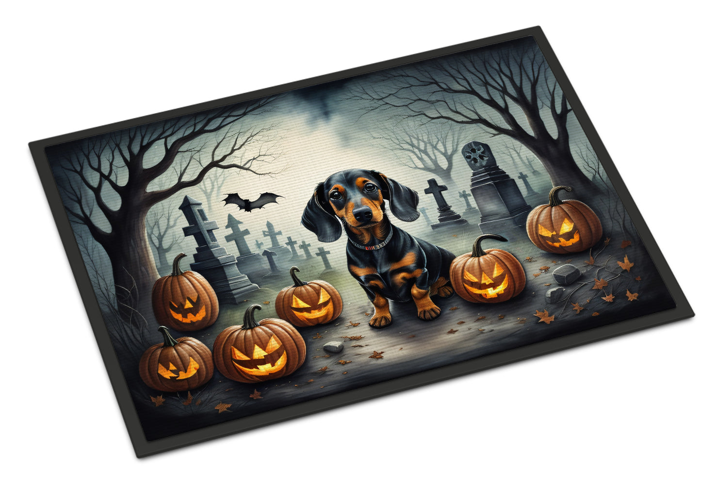 Buy this Dachshund Spooky Halloween Indoor or Outdoor Mat 24x36