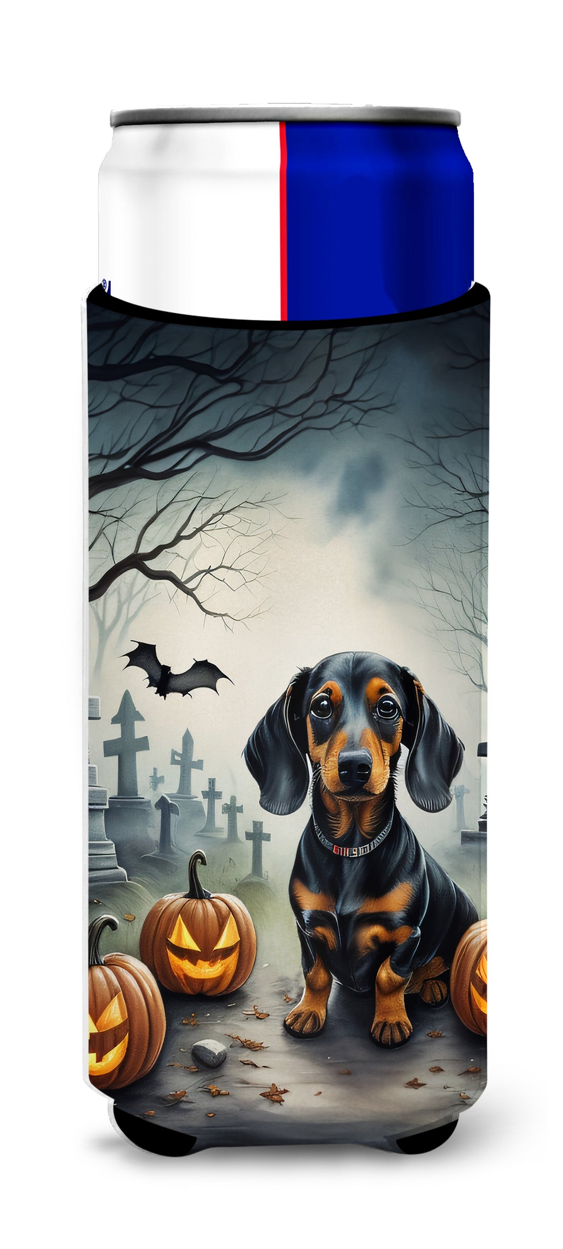 Buy this Dachshund Spooky Halloween Hugger for Ultra Slim Cans