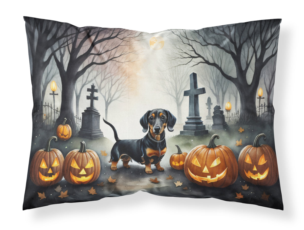 Buy this Dachshund Spooky Halloween Fabric Standard Pillowcase