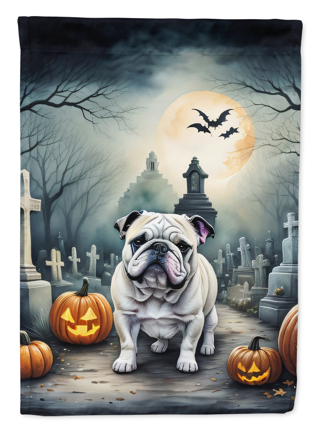 Buy this English Bulldog Spooky Halloween Garden Flag