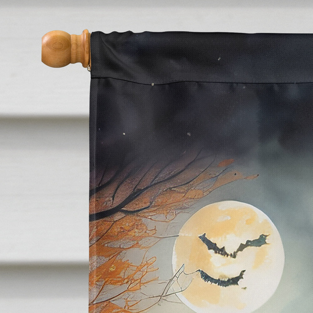 Golden Retriever Spooky Halloween House Flag  the-store.com.