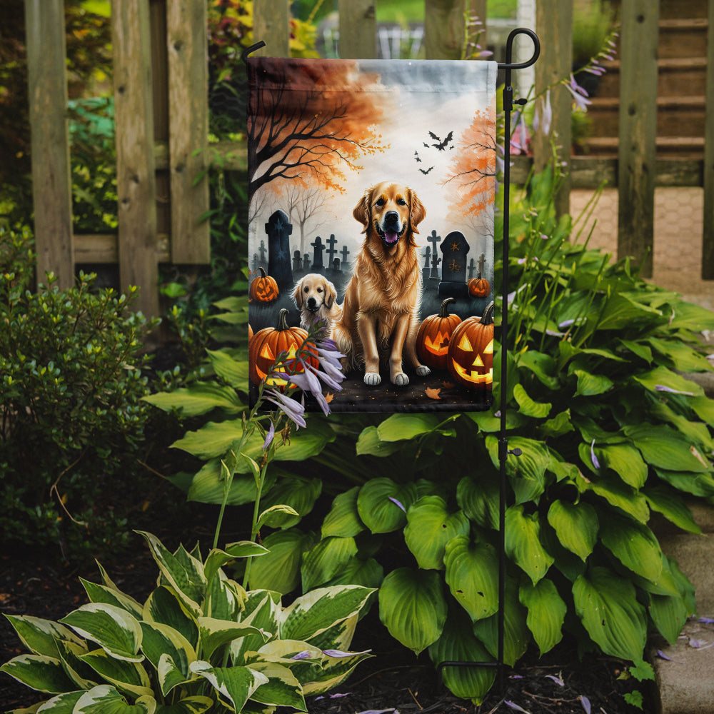 Buy this Golden Retriever Spooky Halloween Garden Flag