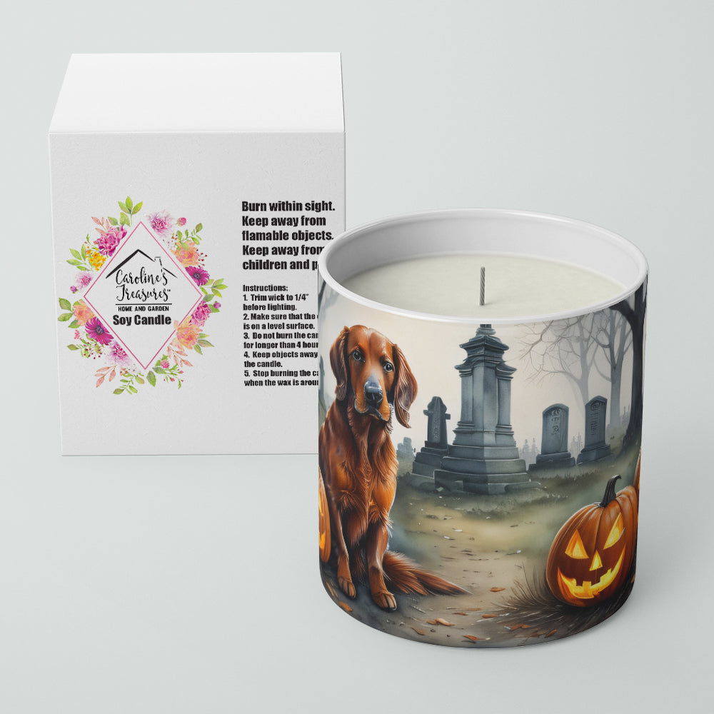 Irish Setter Spooky Halloween Decorative Soy Candle