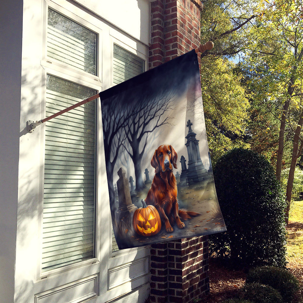 Irish Setter Spooky Halloween House Flag  the-store.com.