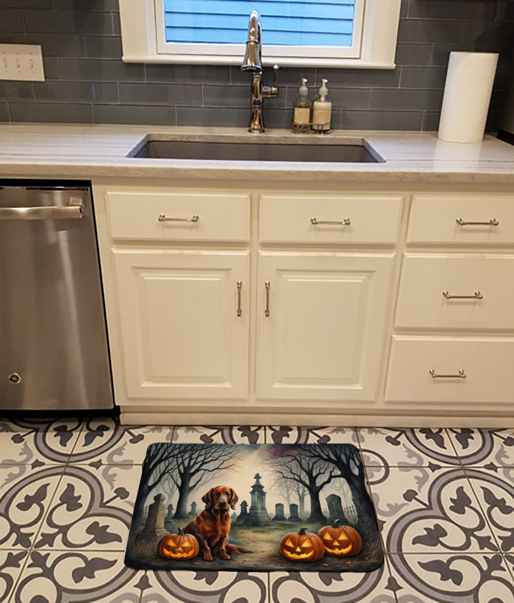 Irish Setter Spooky Halloween Memory Foam Kitchen Mat