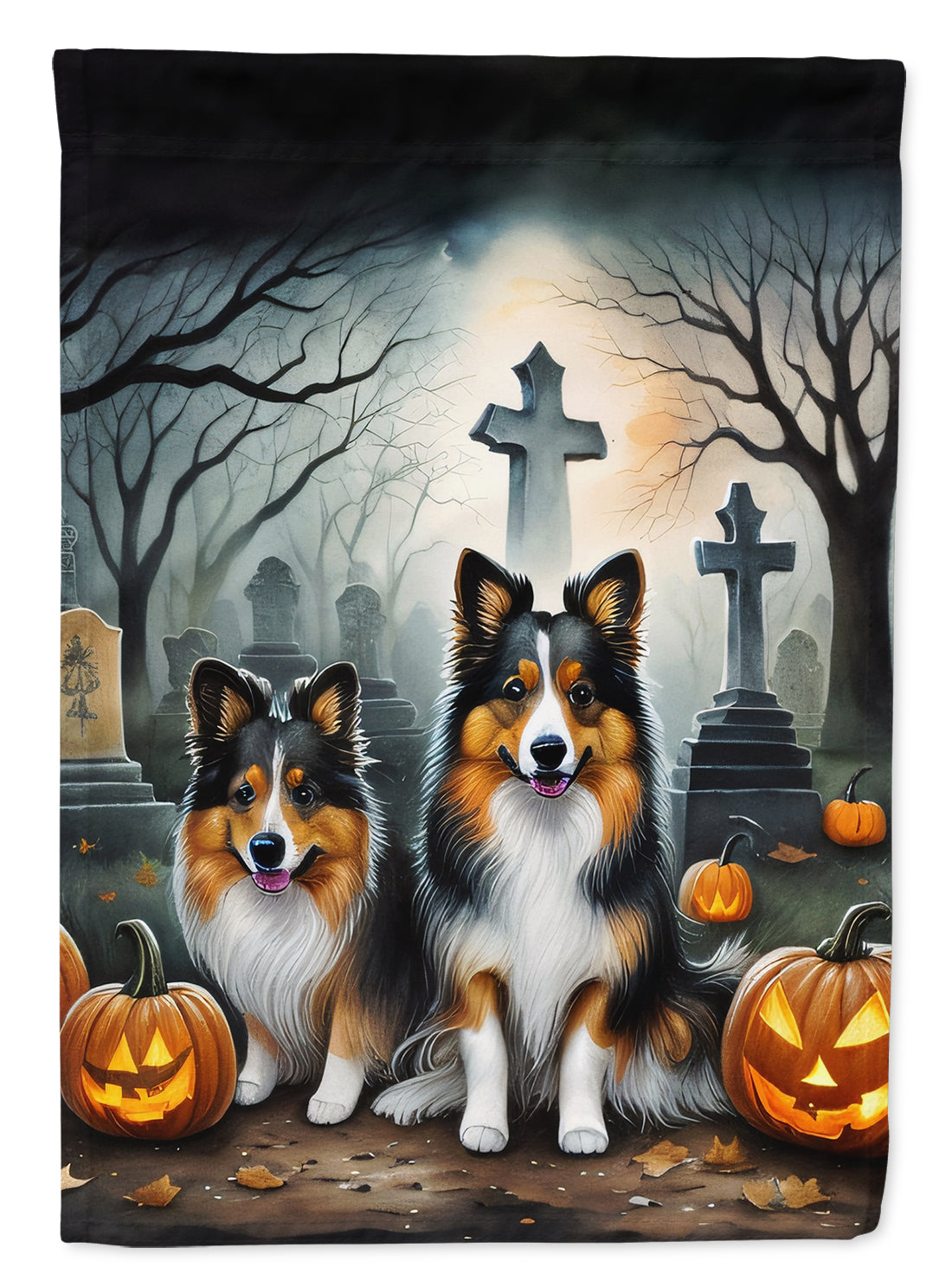 Buy this Sheltie Spooky Halloween Garden Flag