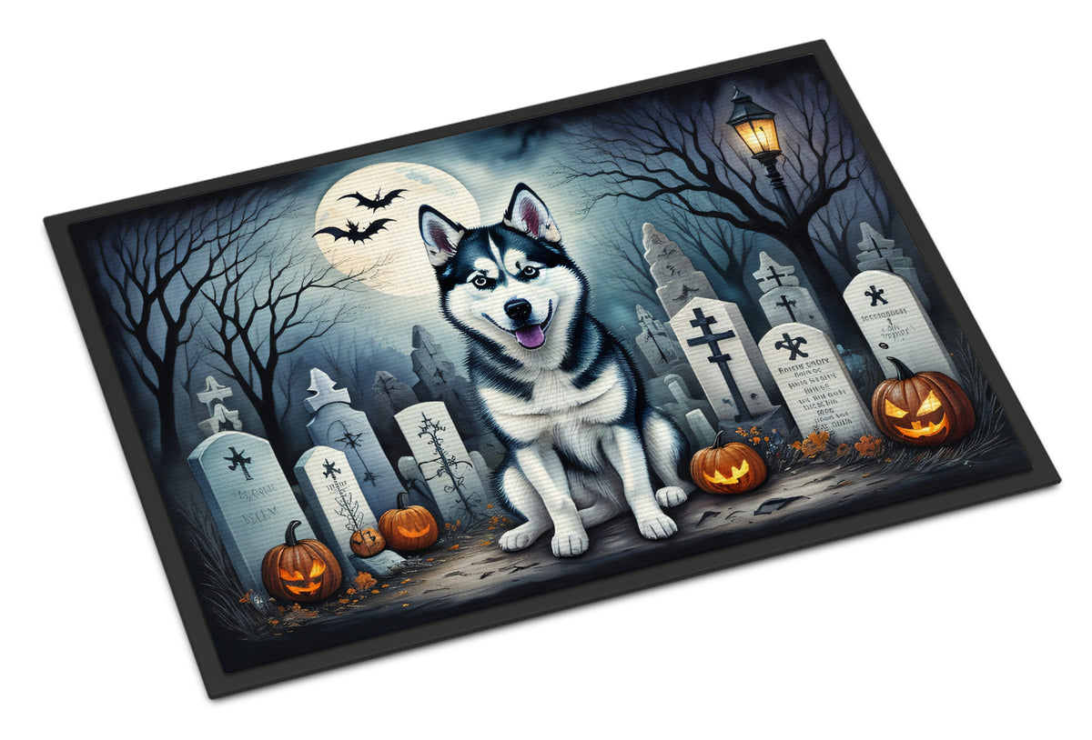 Buy this Siberian Husky Spooky Halloween Doormat 18x27