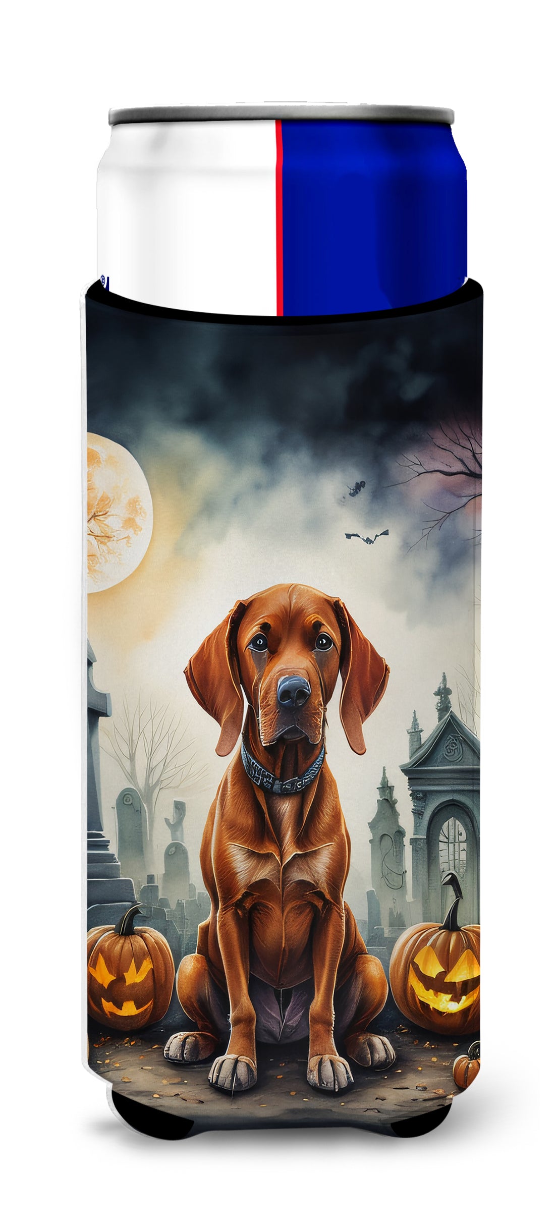 Buy this Vizsla Spooky Halloween Hugger for Ultra Slim Cans