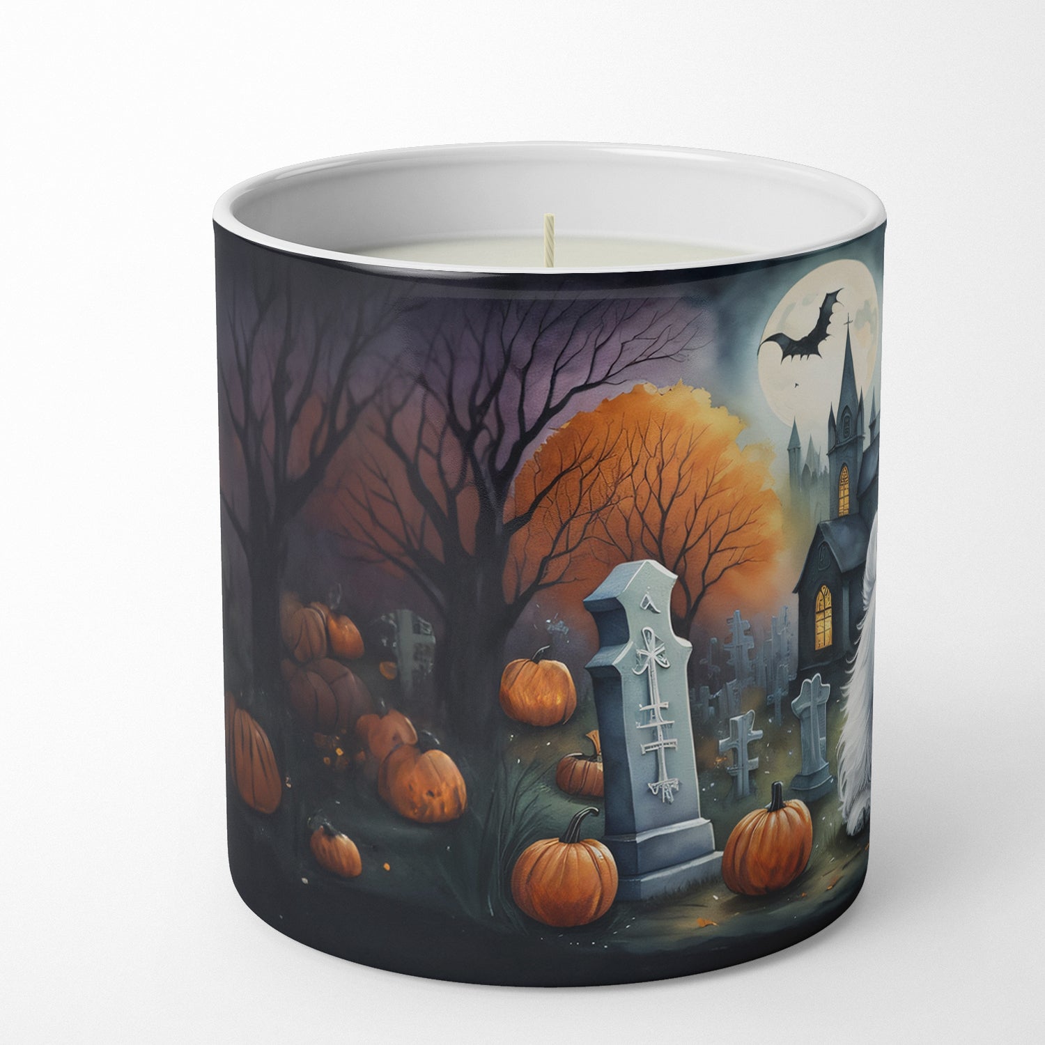 Westie Spooky Halloween Decorative Soy Candle