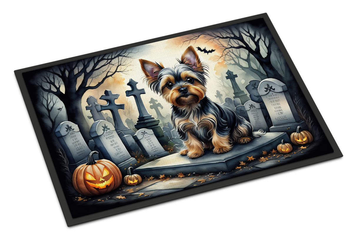 Buy this Yorkshire Terrier Spooky Halloween Doormat 18x27