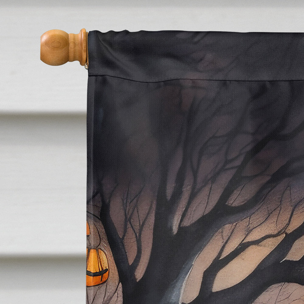 Papillon Spooky Halloween House Flag