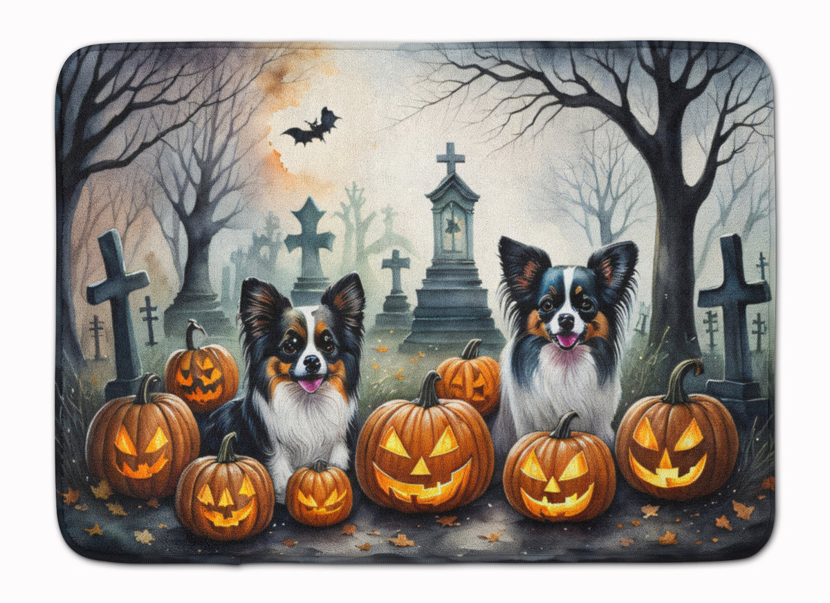 Buy this Papillon Spooky Halloween Memory Foam Kitchen Mat