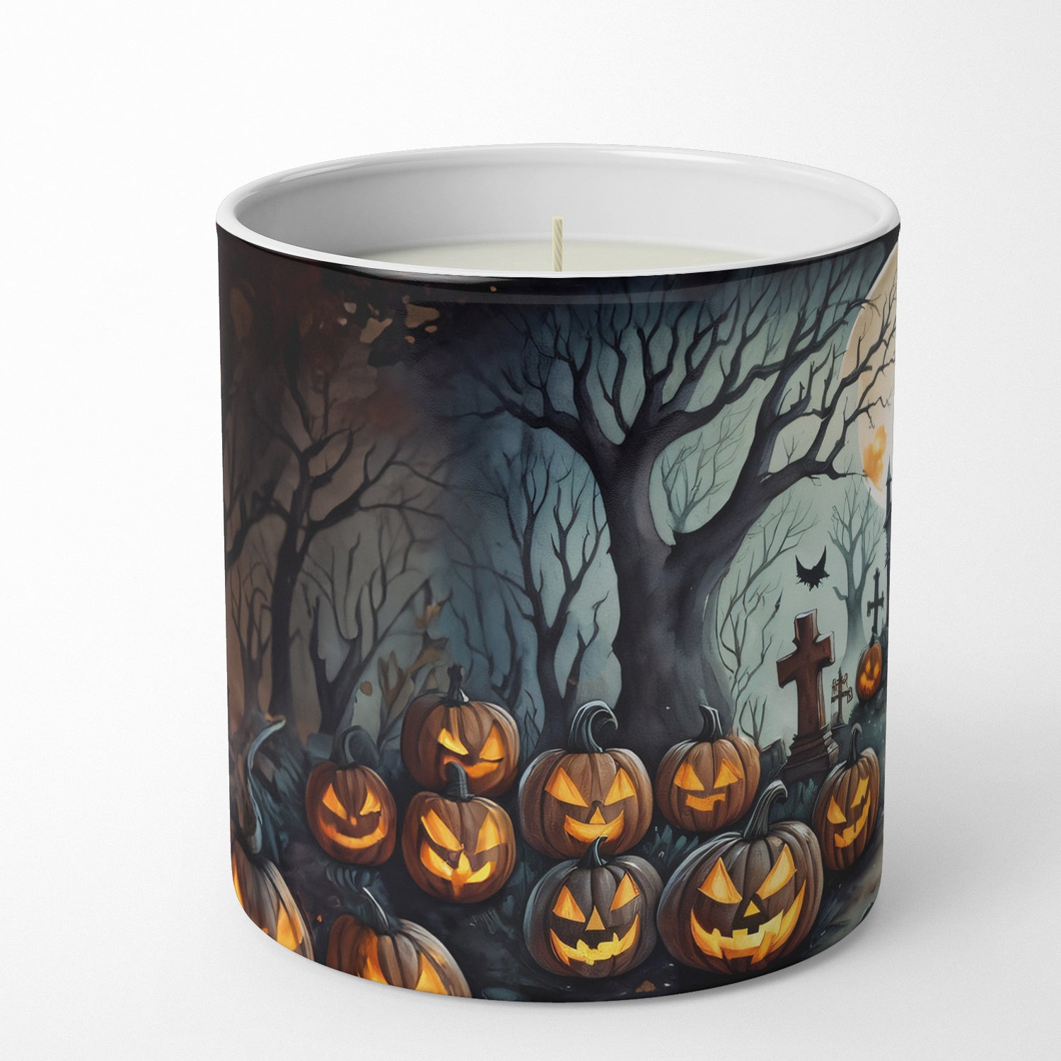 Graveyard Spooky Halloween Decorative Soy Candle  the-store.com.