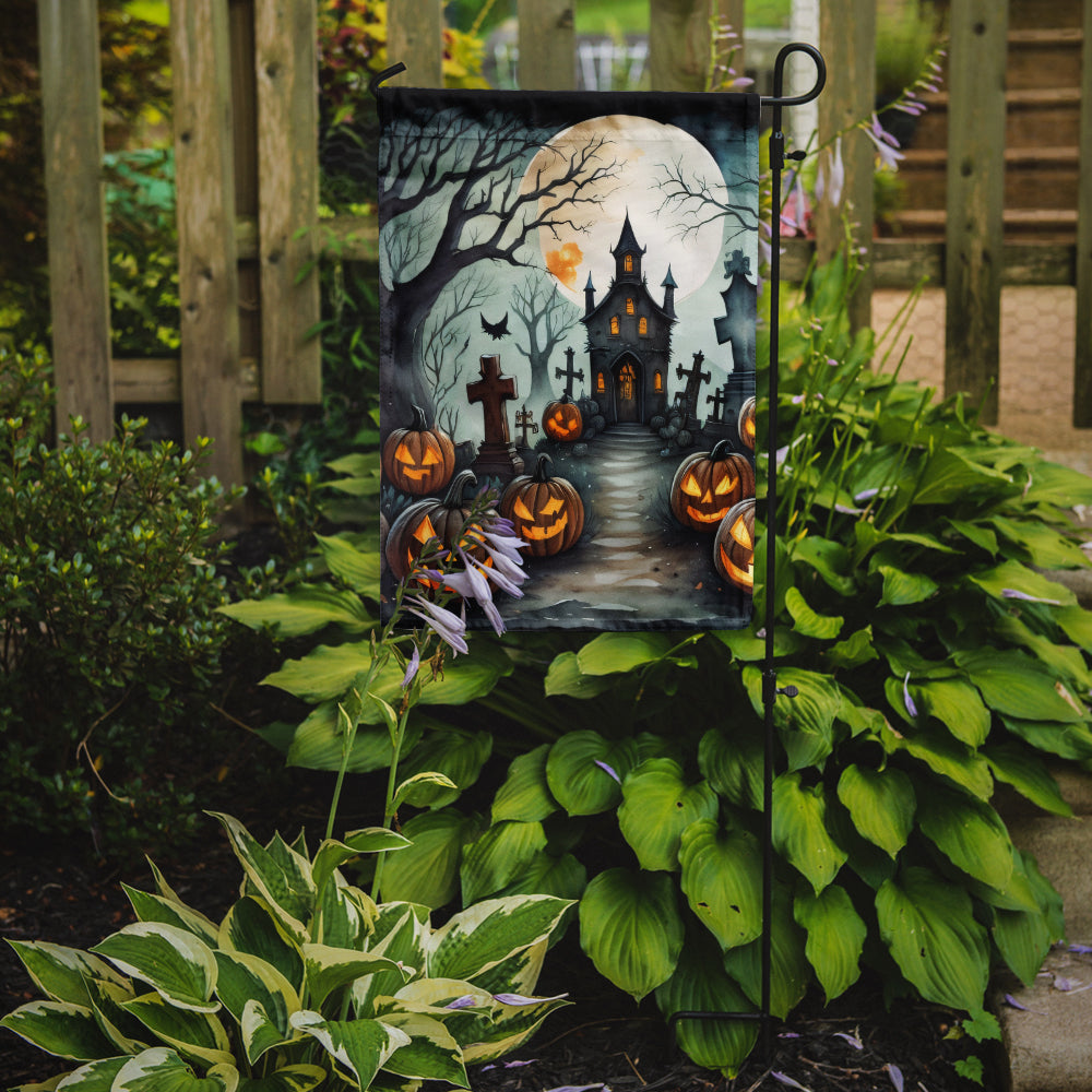 Graveyard Spooky Halloween Garden Flag