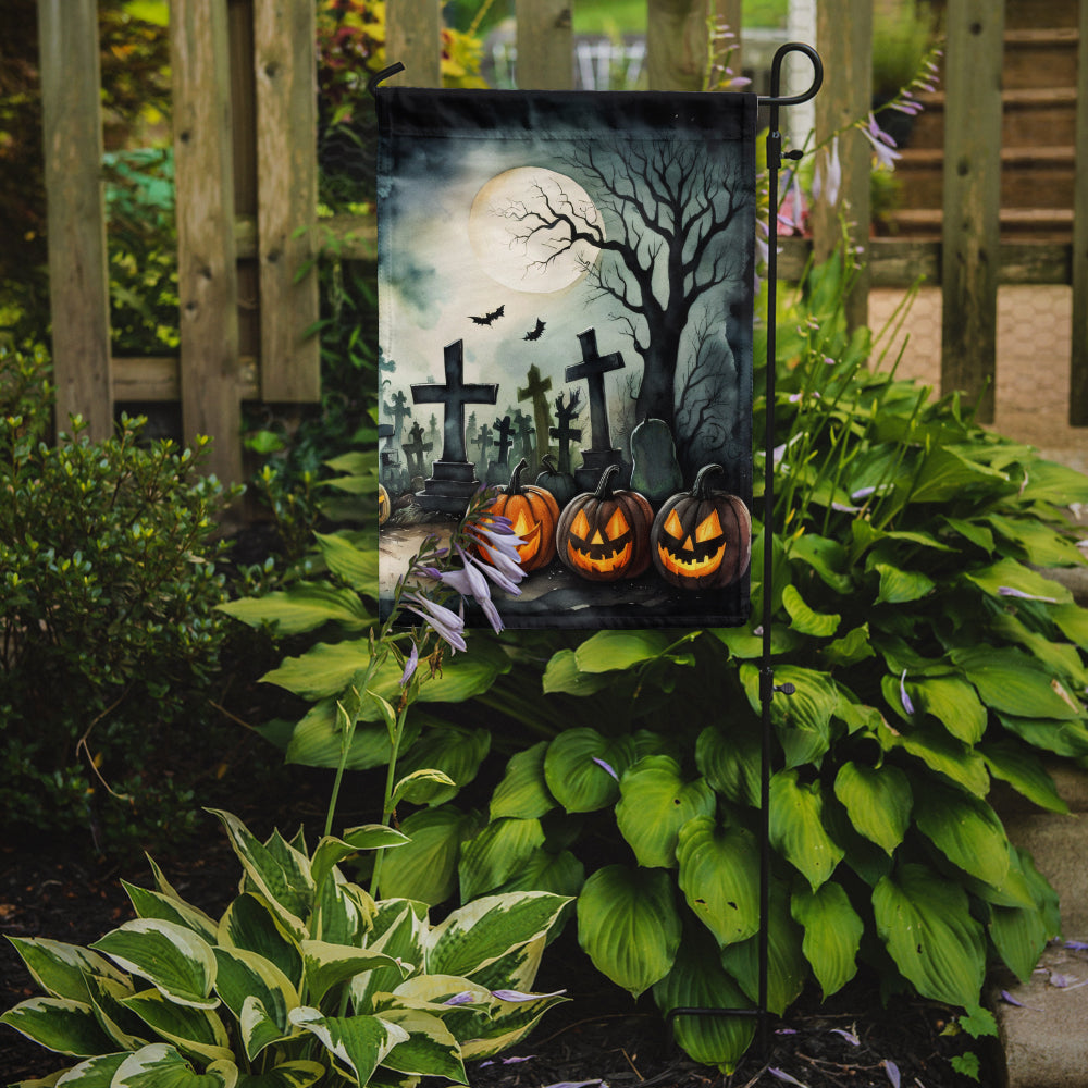 Graveyard Spooky Halloween Garden Flag  the-store.com.
