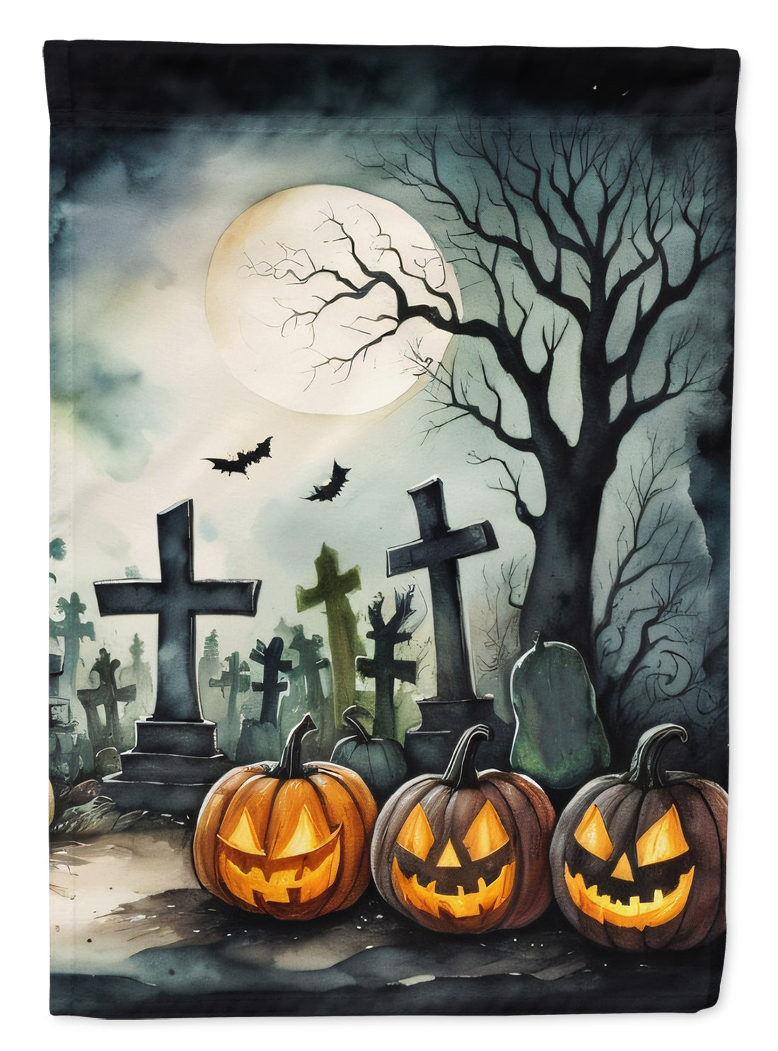 Buy this Graveyard Spooky Halloween Garden Flag