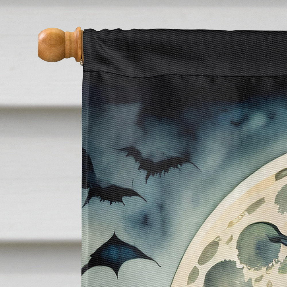 Flying Witch Spooky Halloween House Flag