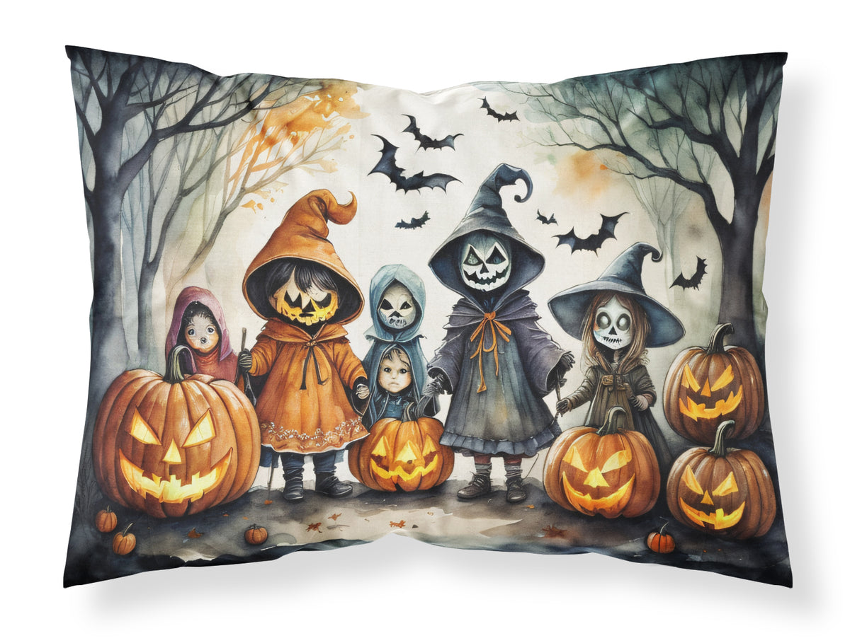 Buy this Trick or Treaters Spooky Halloween Fabric Standard Pillowcase