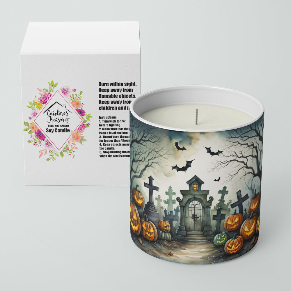 Graveyard Spooky Halloween Decorative Soy Candle  the-store.com.