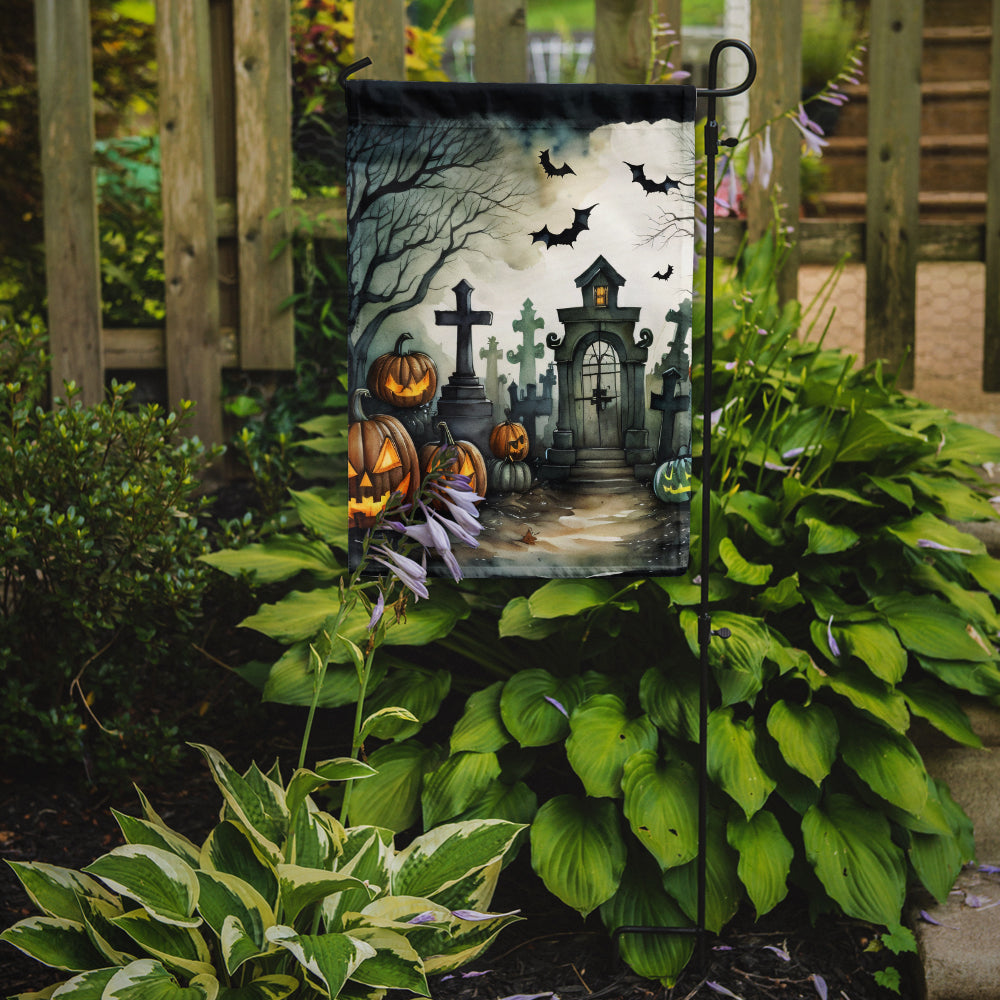 Graveyard Spooky Halloween Garden Flag