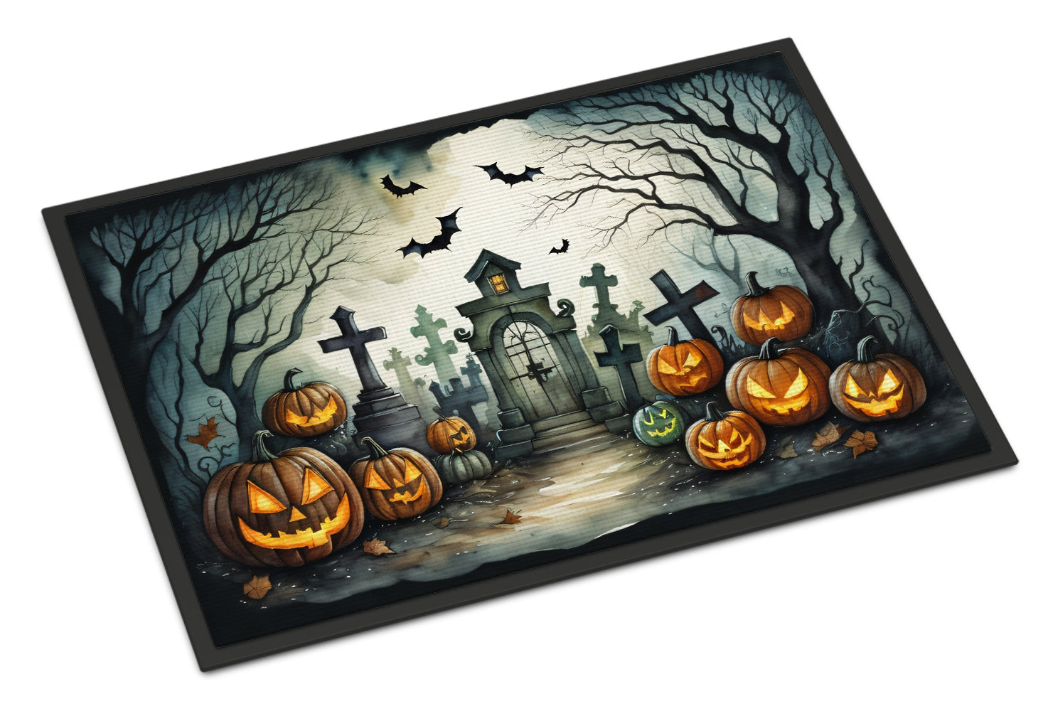 Buy this Graveyard Spooky Halloween Doormat 18x27