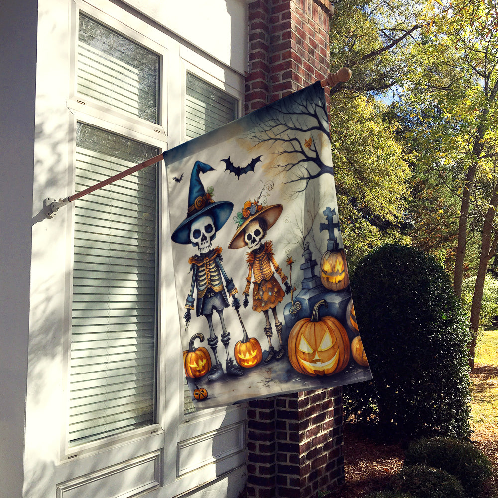 Buy this Calacas Skeletons Spooky Halloween House Flag