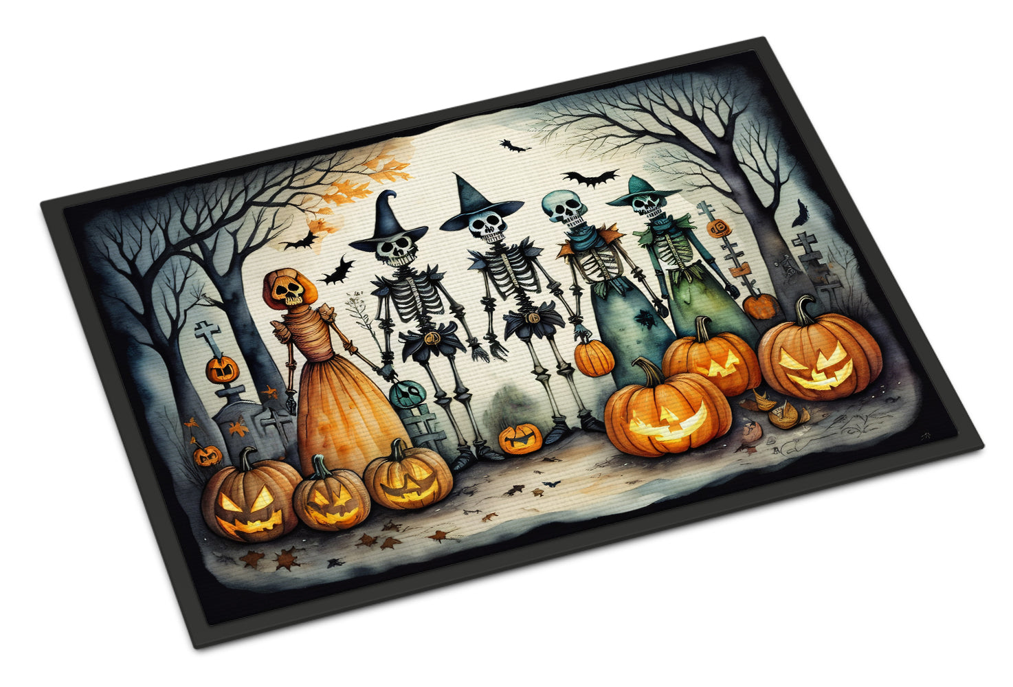 Buy this Calacas Skeletons Spooky Halloween Doormat 18x27