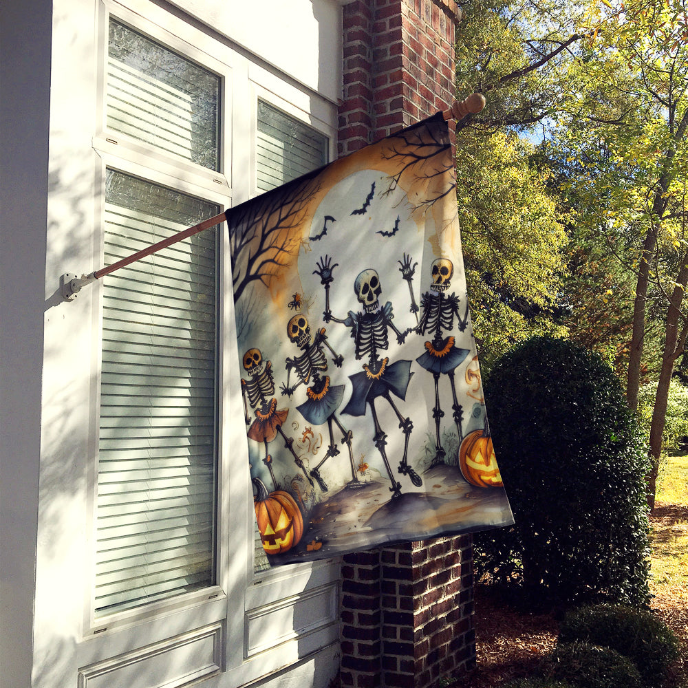 Buy this Dancing Skeletons Spooky Halloween House Flag