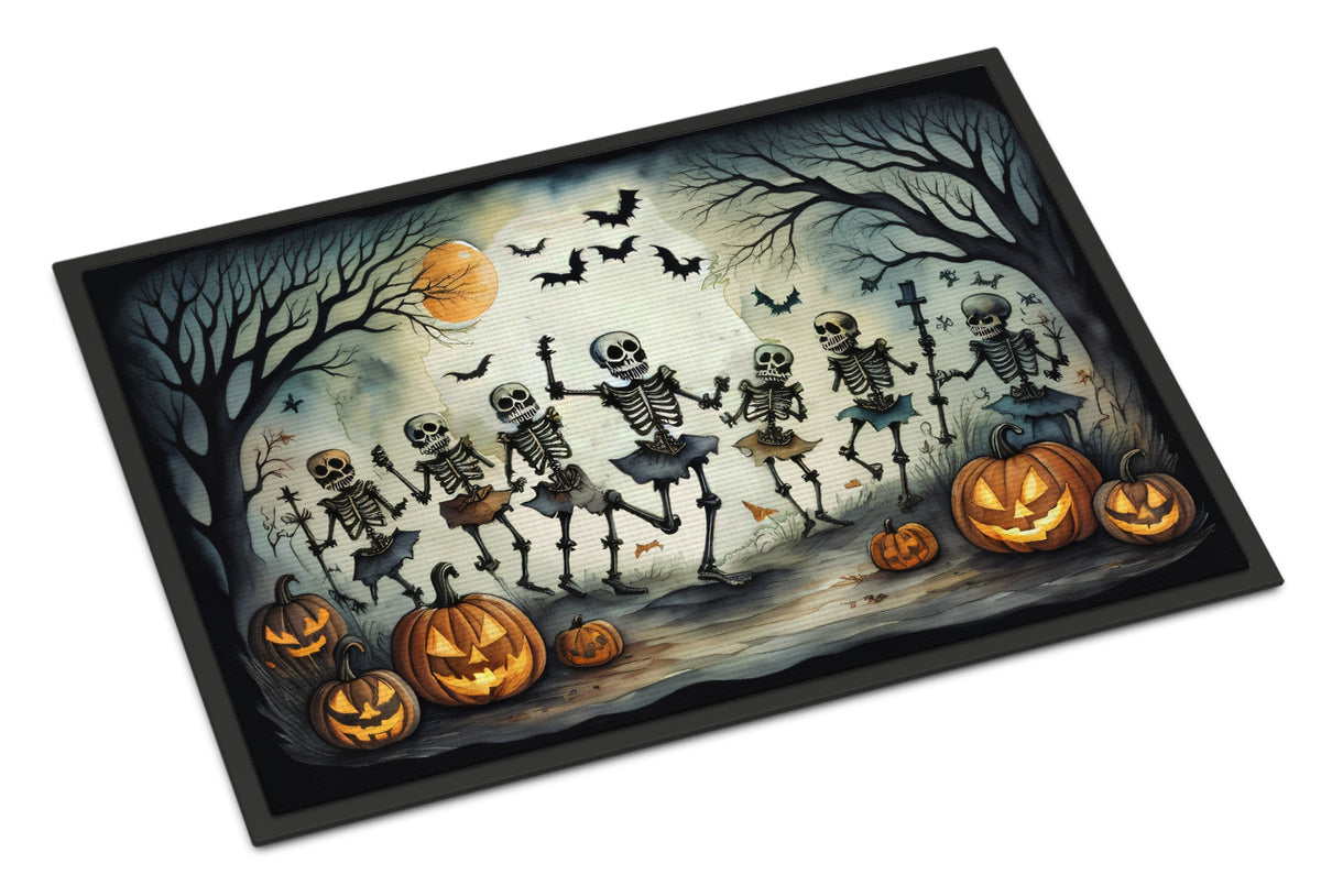 Buy this Dancing Skeletons Spooky Halloween Doormat 18x27