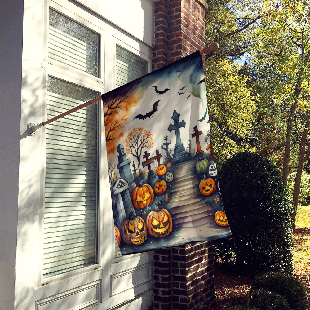 Buy this Day of the Dead Spooky Halloween House Flag