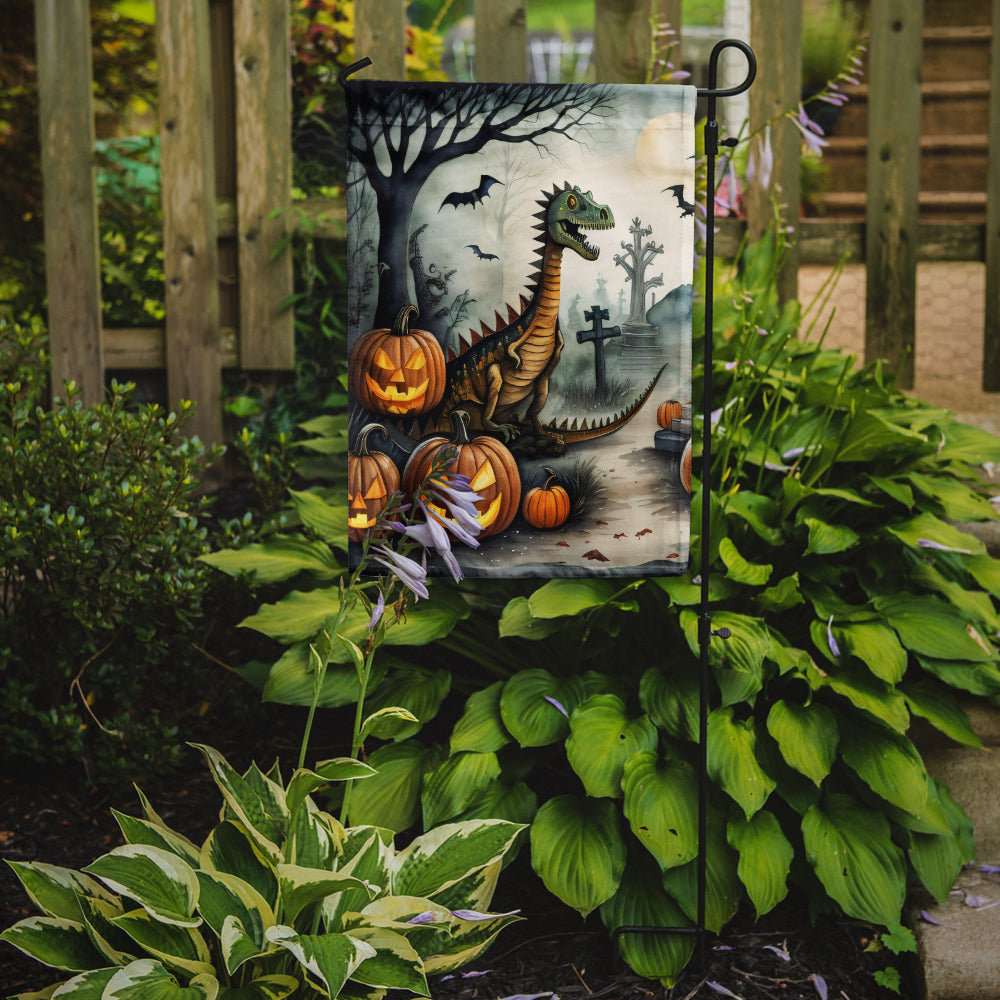 Dinosaurs Spooky Halloween Garden Flag