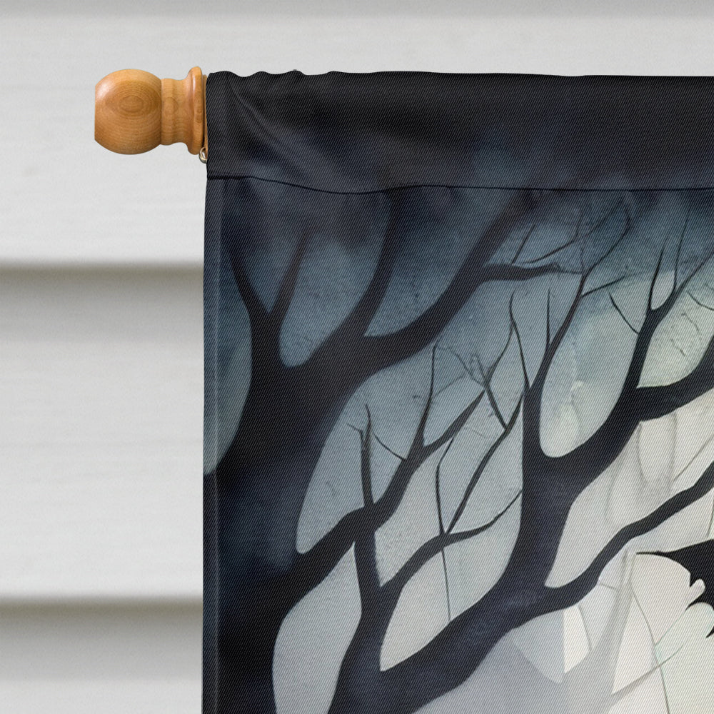 Dinosaurs Spooky Halloween House Flag