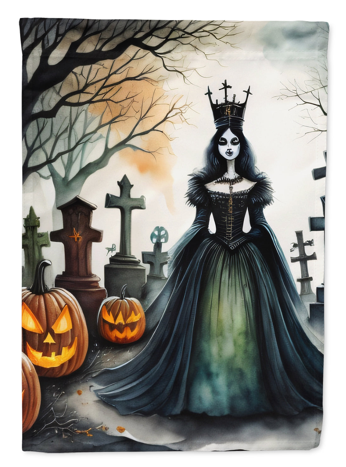 Buy this Evil Queen Spooky Halloween House Flag