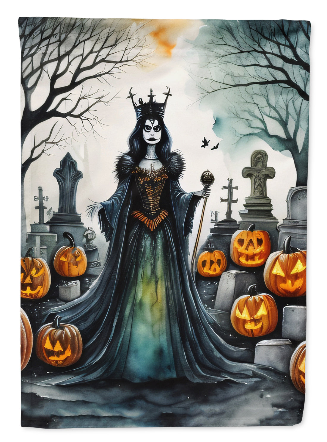 Buy this Evil Queen Spooky Halloween House Flag