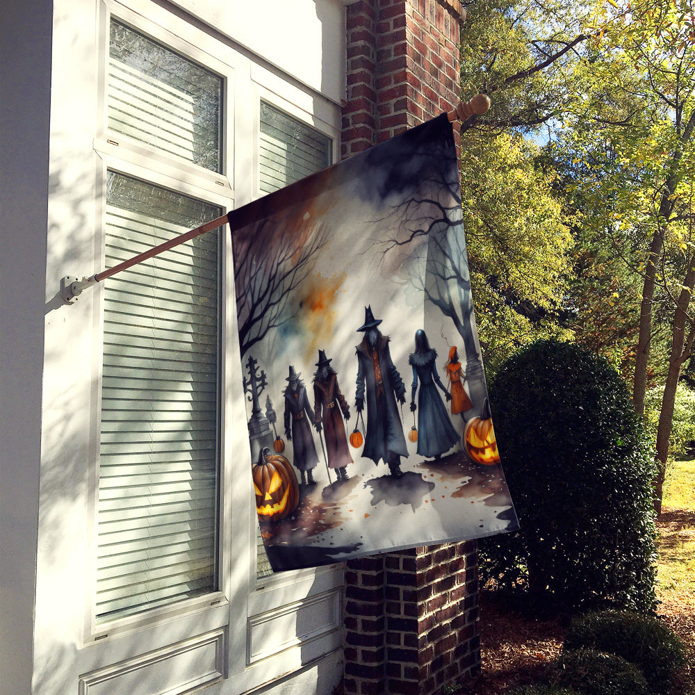 Vampires Spooky Halloween House Flag