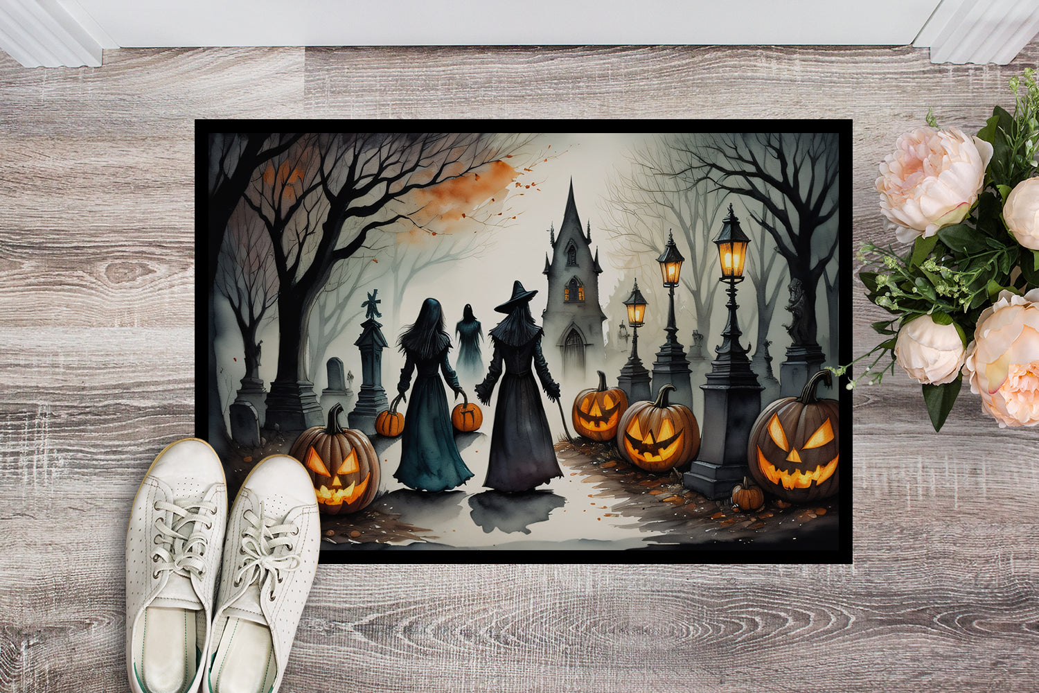 Buy this Vampires Spooky Halloween Doormat 18x27