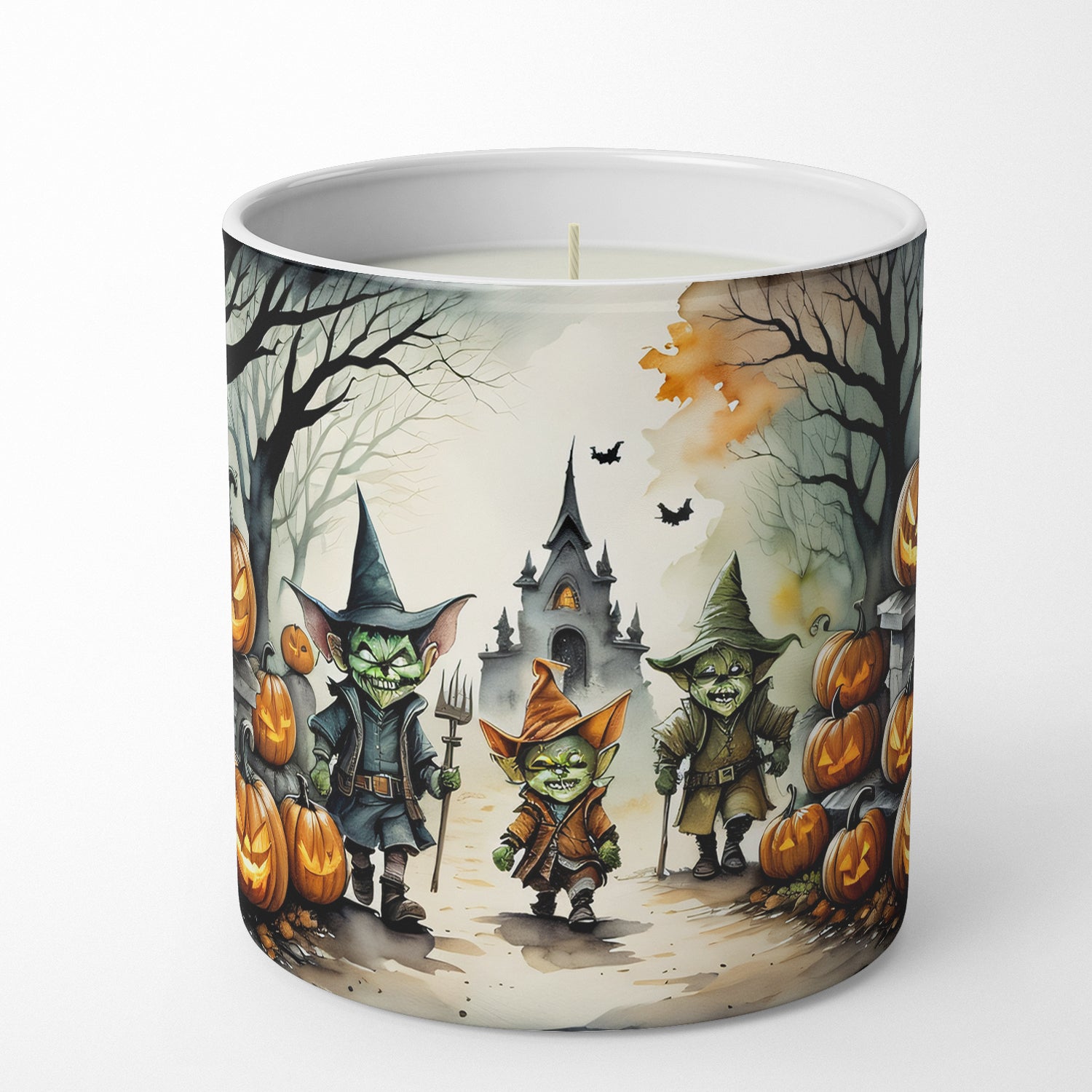 Goblins Spooky Halloween Decorative Soy Candle  the-store.com.