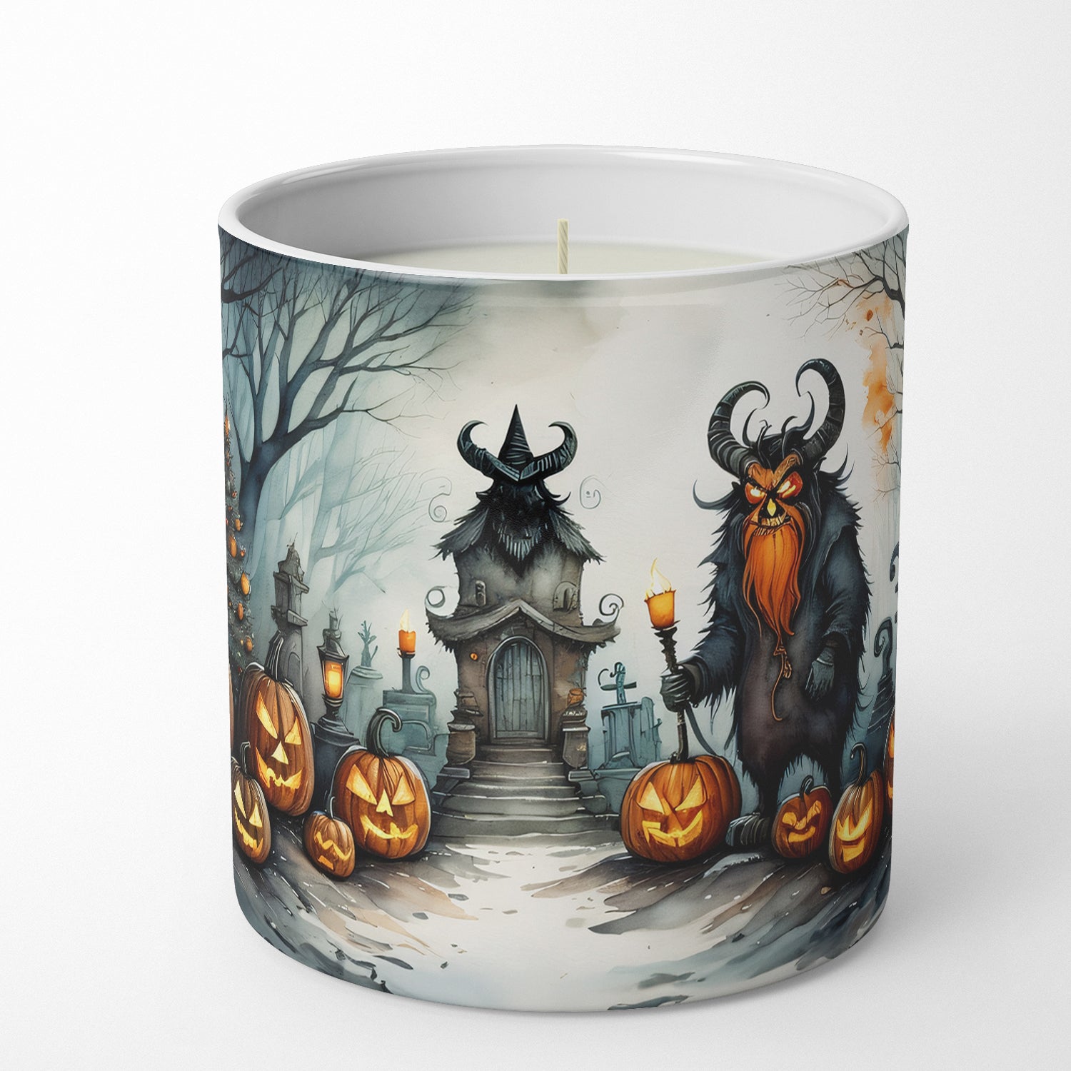 Buy this Krampus The Christmas Demon Spooky Halloween Decorative Soy Candle