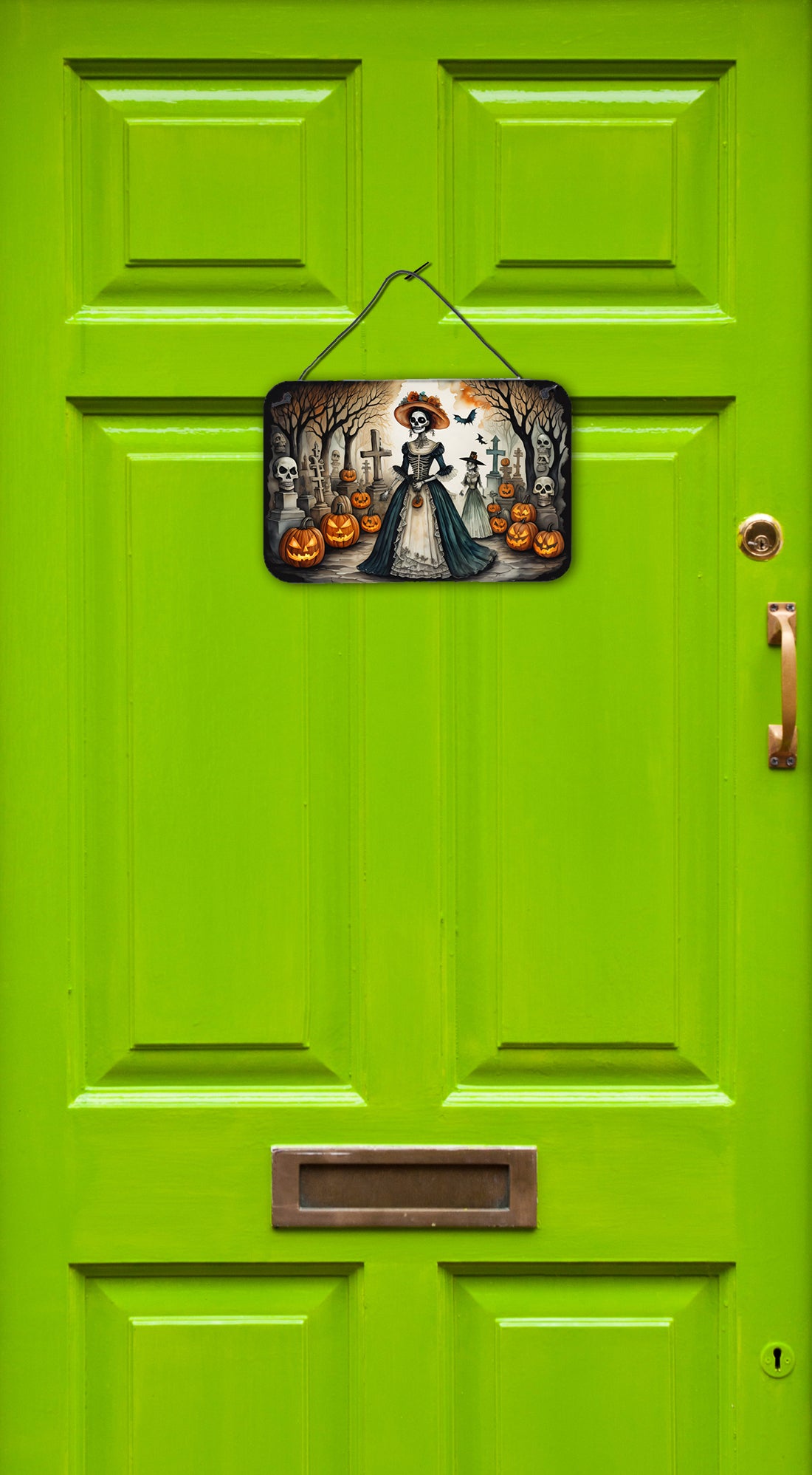 La Catrina Skeleton Spooky Halloween Wall or Door Hanging Prints  the-store.com.