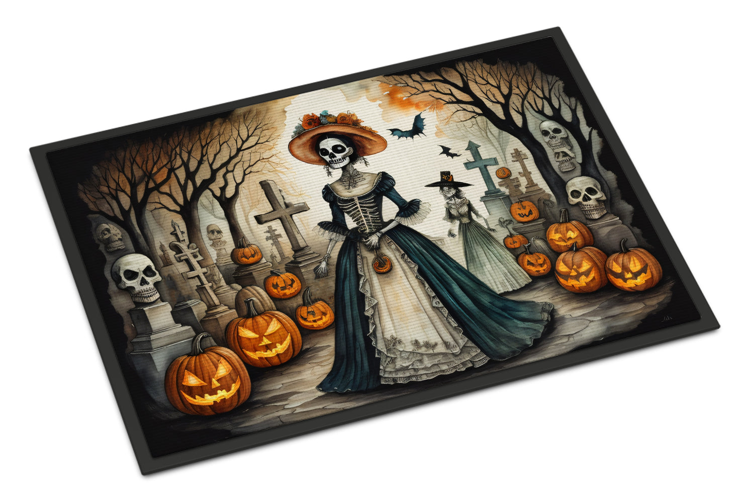 Buy this La Catrina Skeleton Spooky Halloween Doormat 18x27